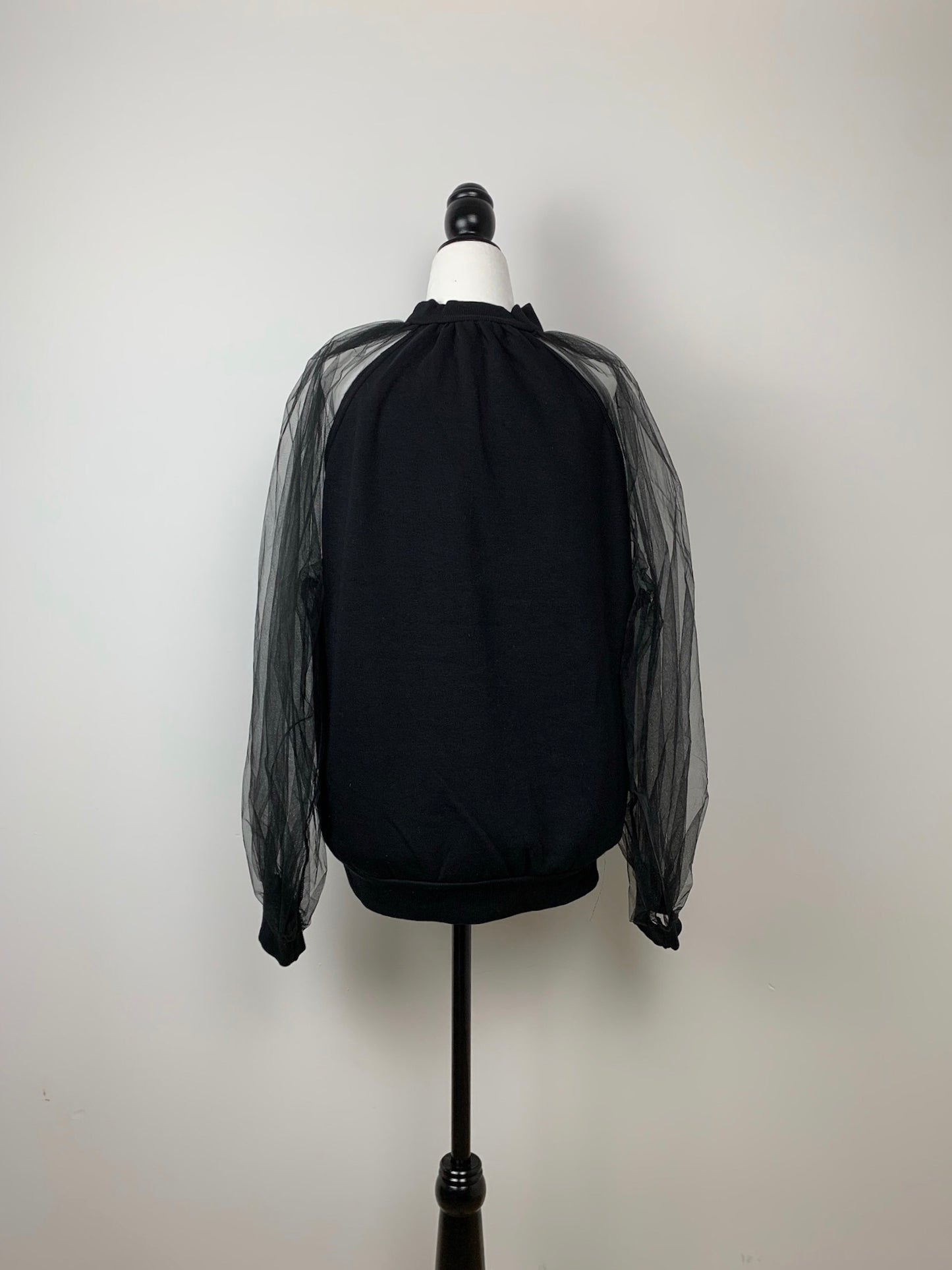 Ivy Park fleece lined and mesh sleeved sweater