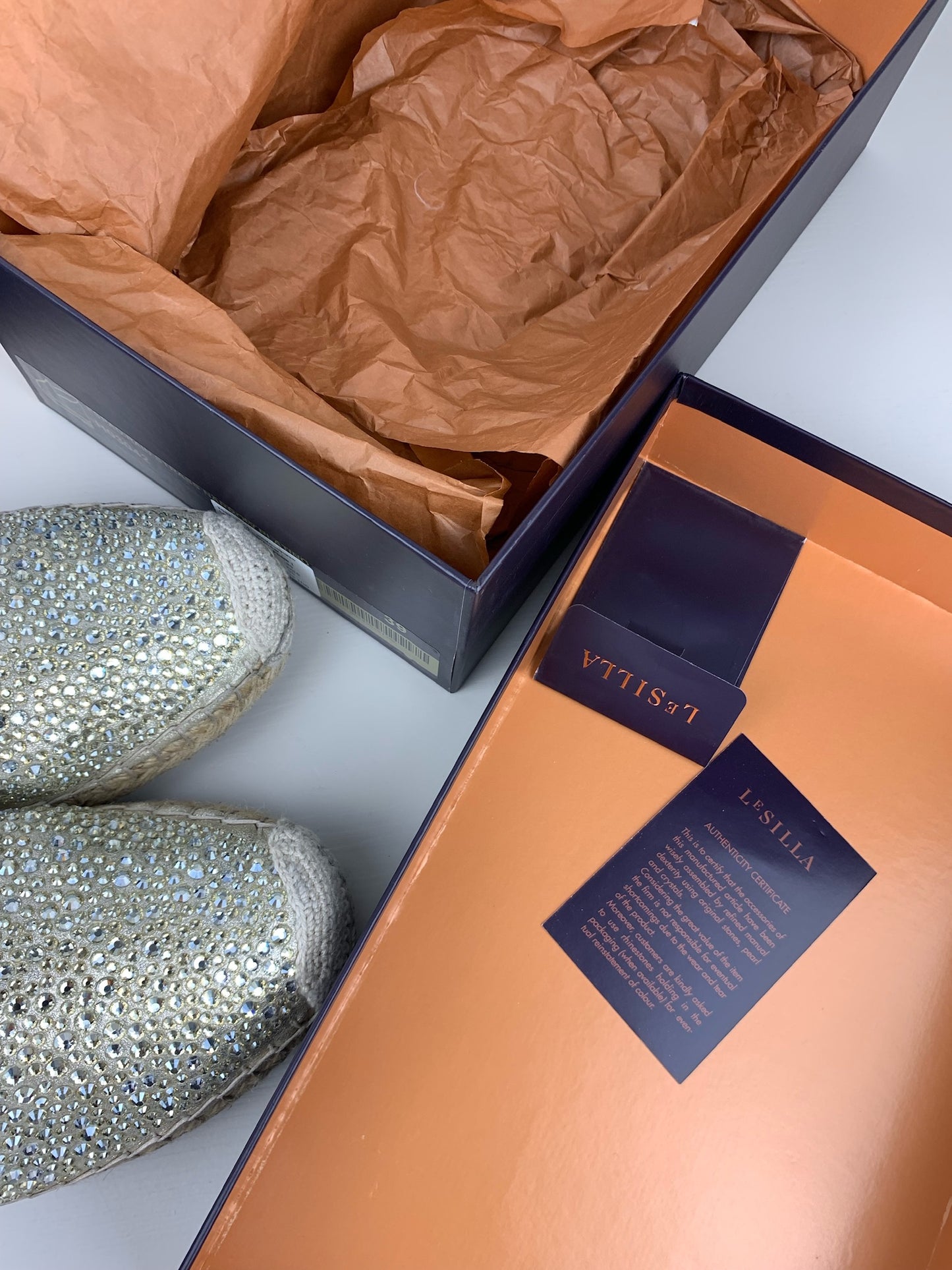 Le Silla Crystal- Embellished Espadrilles