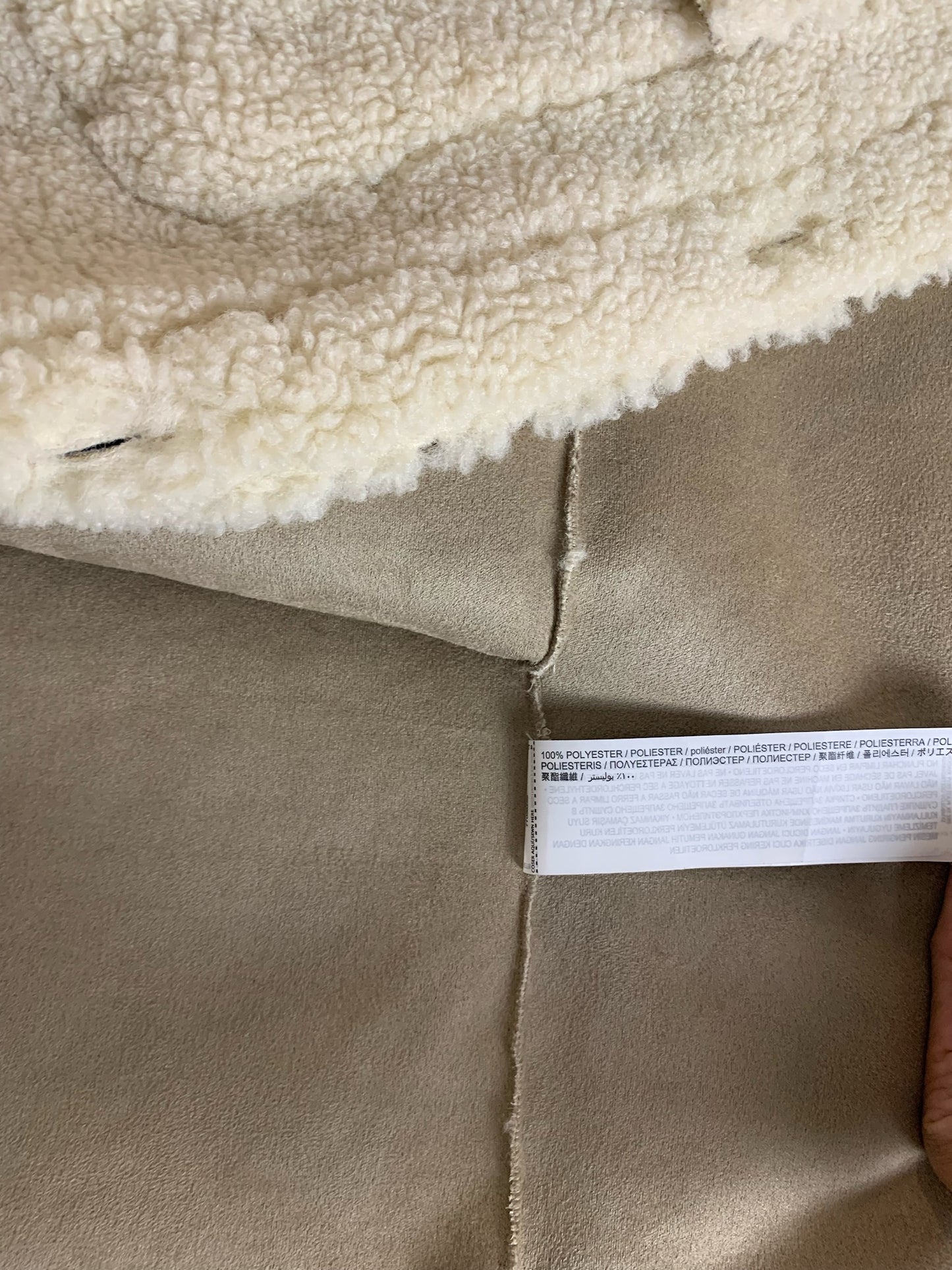 MNG Faux Shearling Jacket