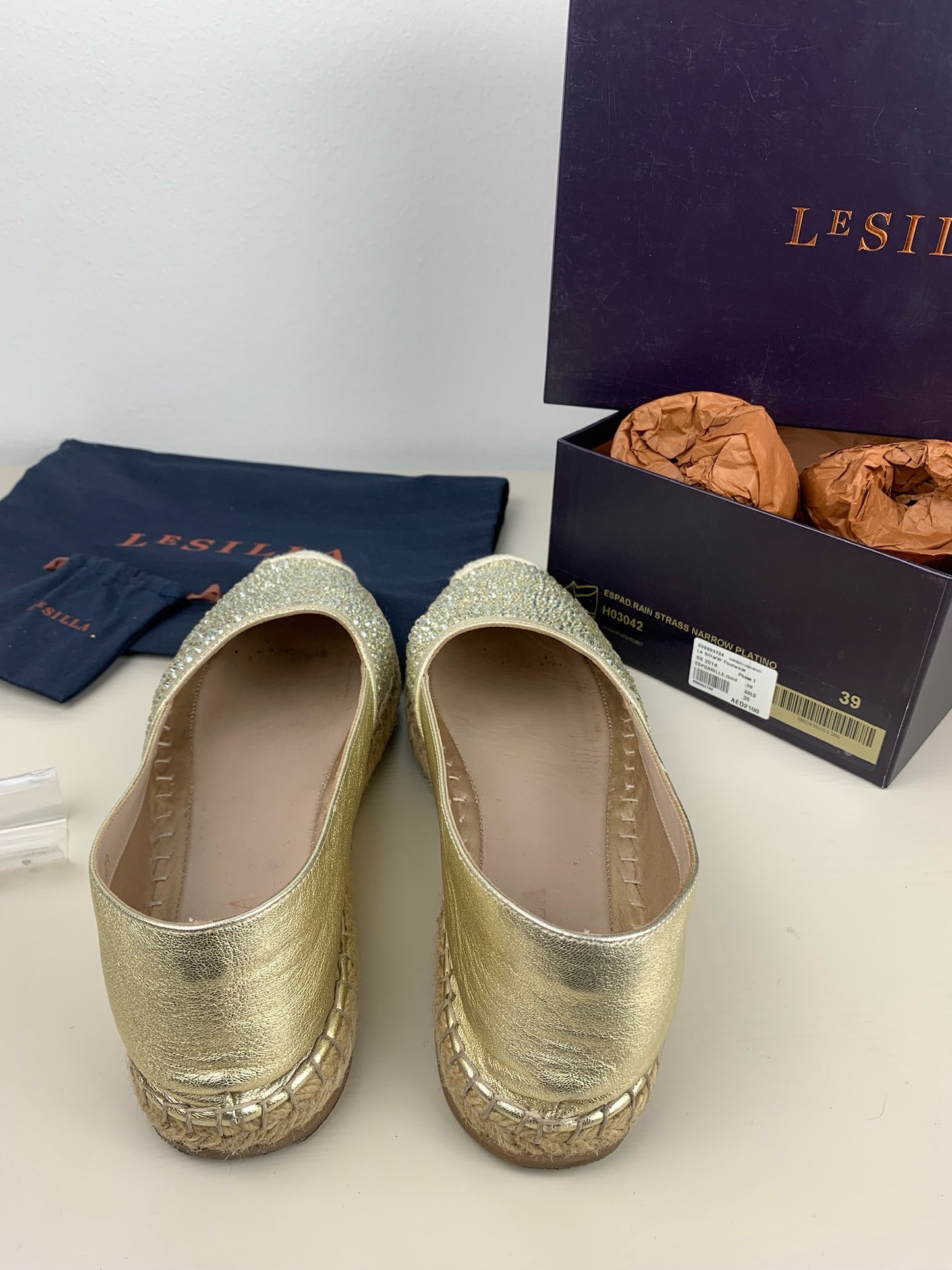 Le Silla Crystal- Embellished Espadrilles