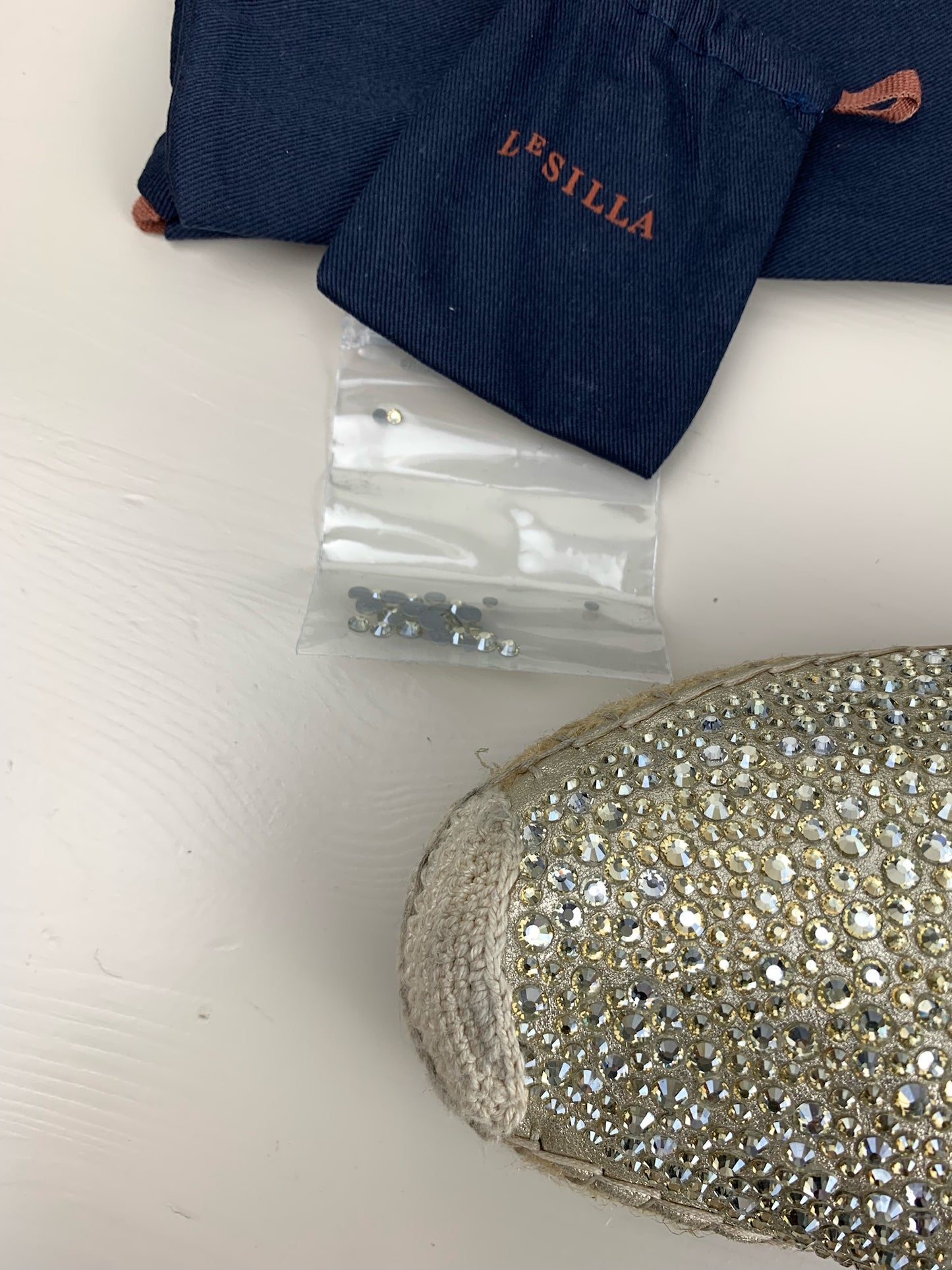 Le Silla Crystal- Embellished Espadrilles