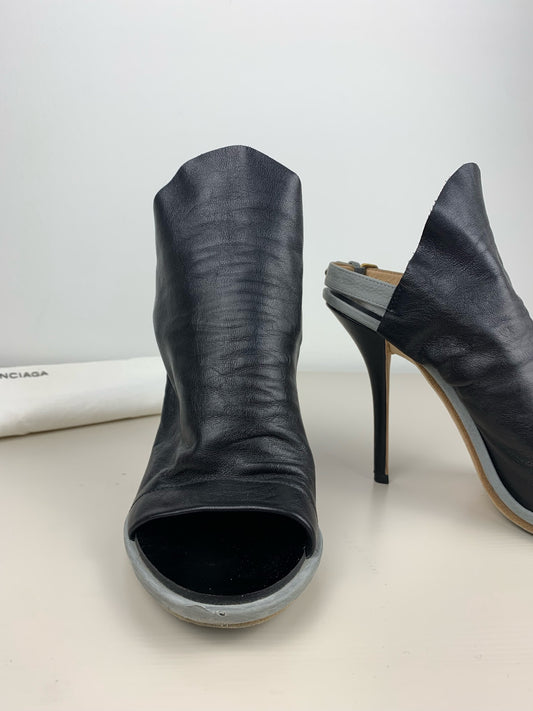 Balenciaga Leather Glove Sandals