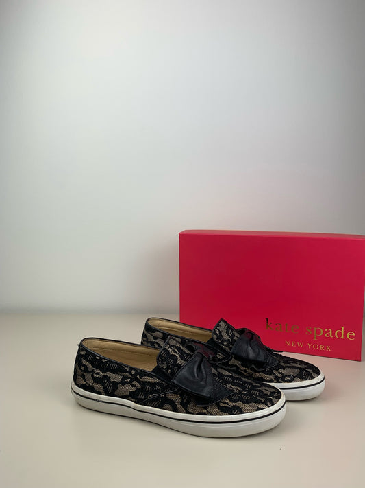 Kate Spade Delise lace details flats