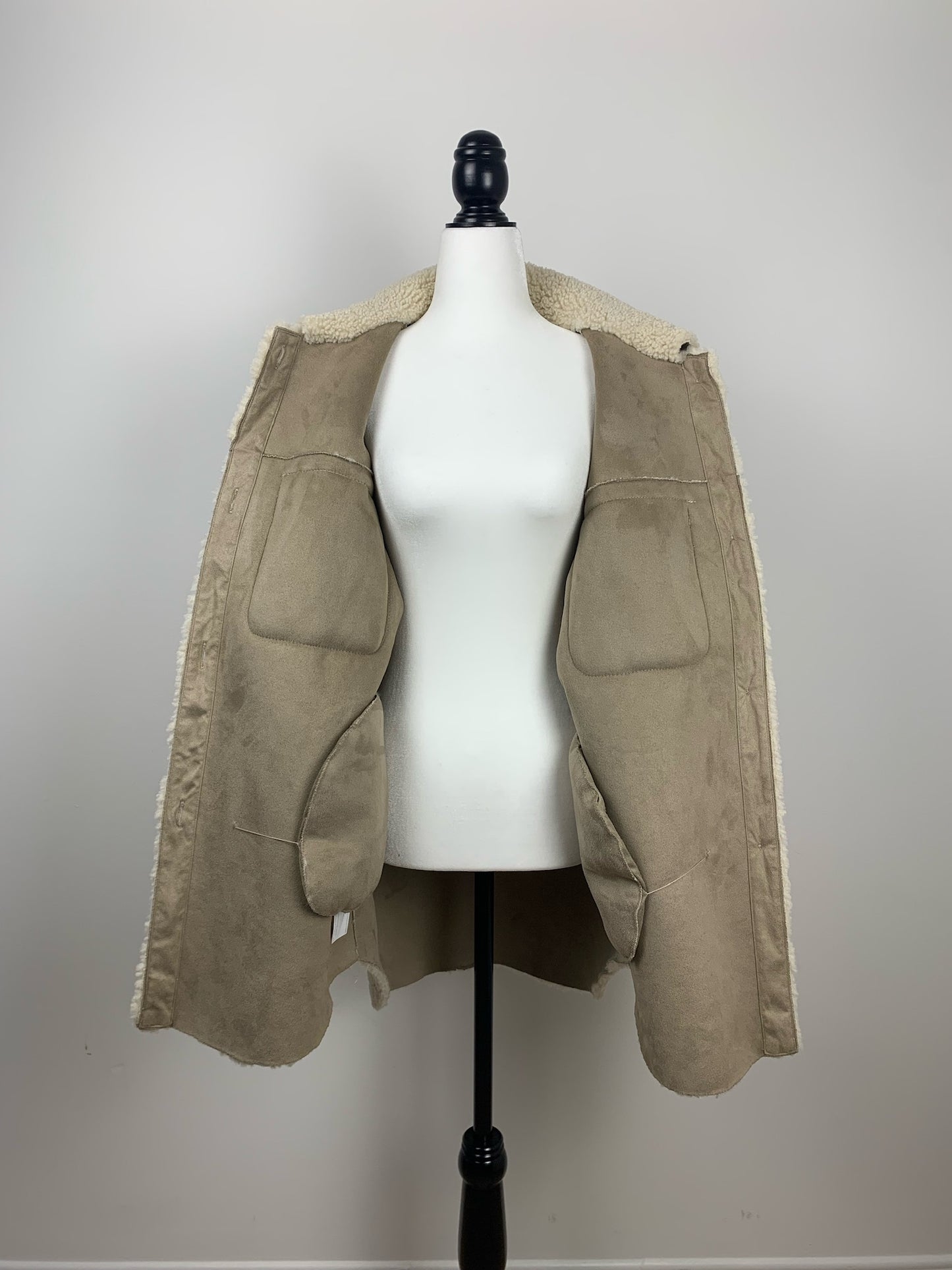 MNG Faux Shearling Jacket