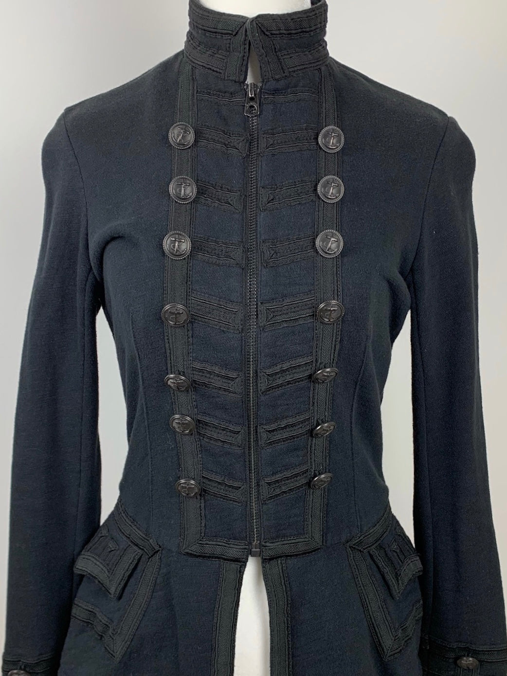Denim & Supply Ralph Lauren Black Military Style Jacket