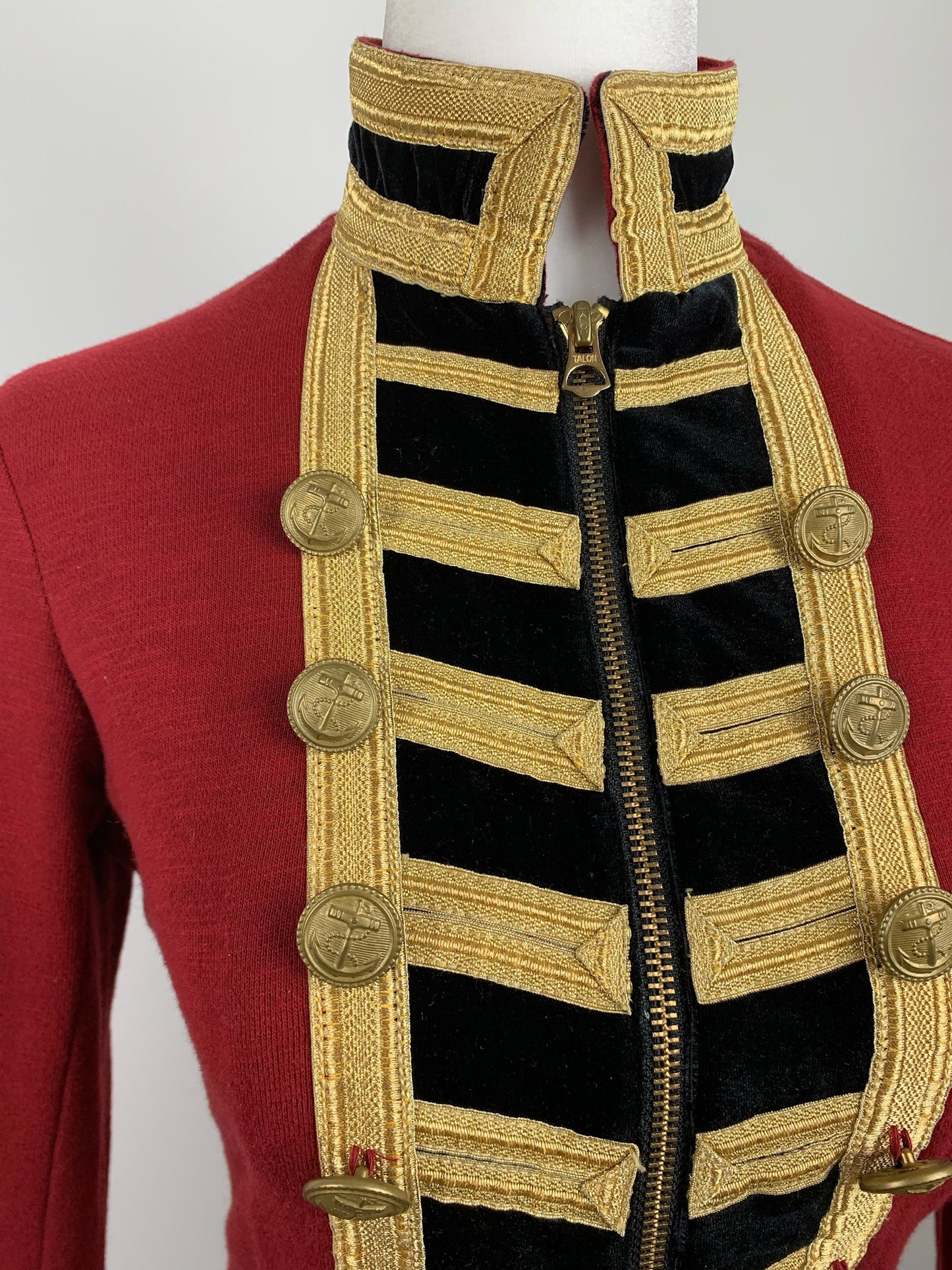 Denim & Supply Ralph Lauren Red Military Style Jacket