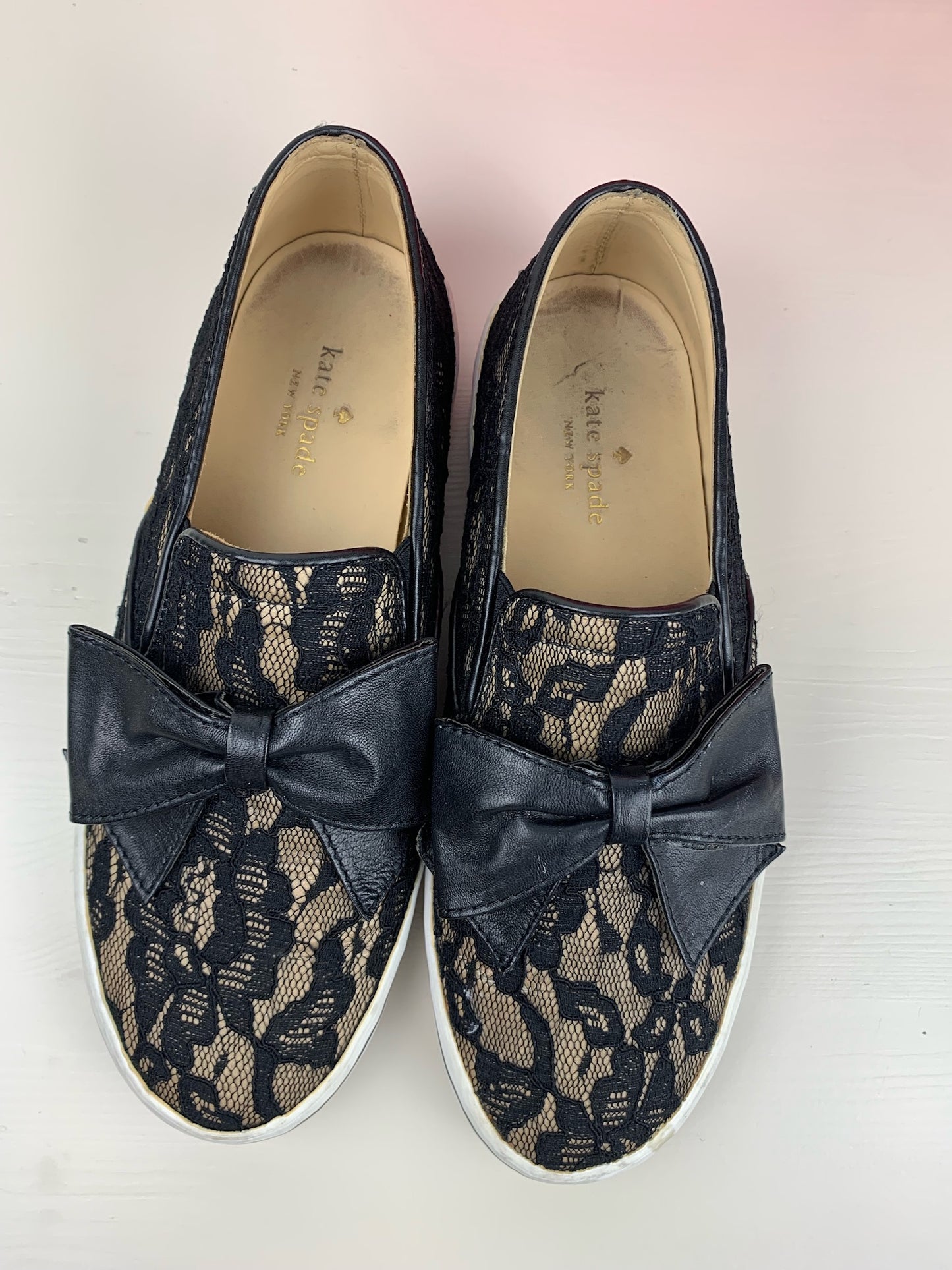 Kate Spade Delise lace details flats