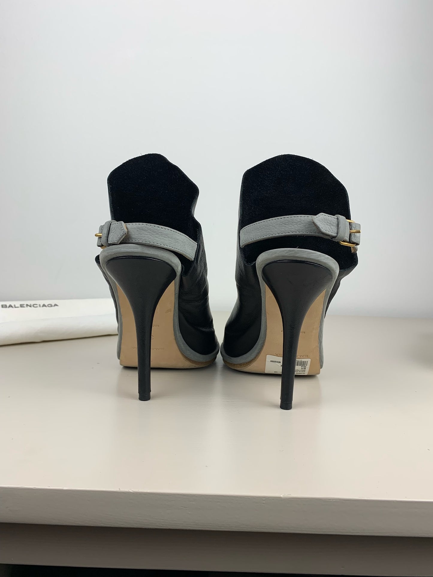 Balenciaga Leather Glove Sandals