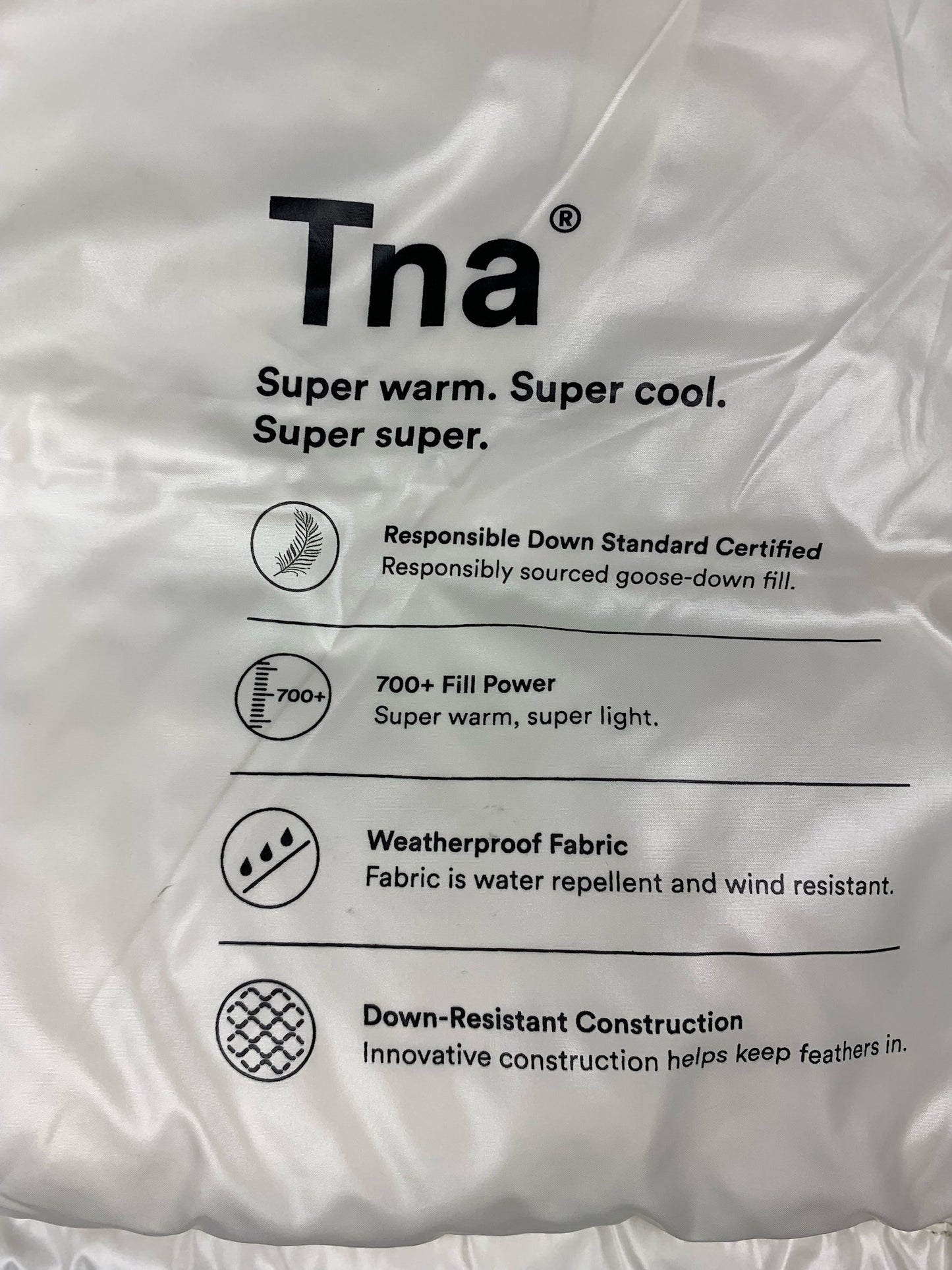 TNA Super Puff Mid Coat