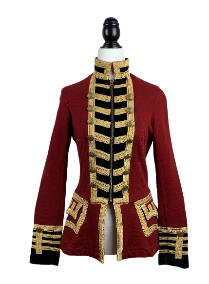 Denim & Supply Ralph Lauren Red Military Style Jacket