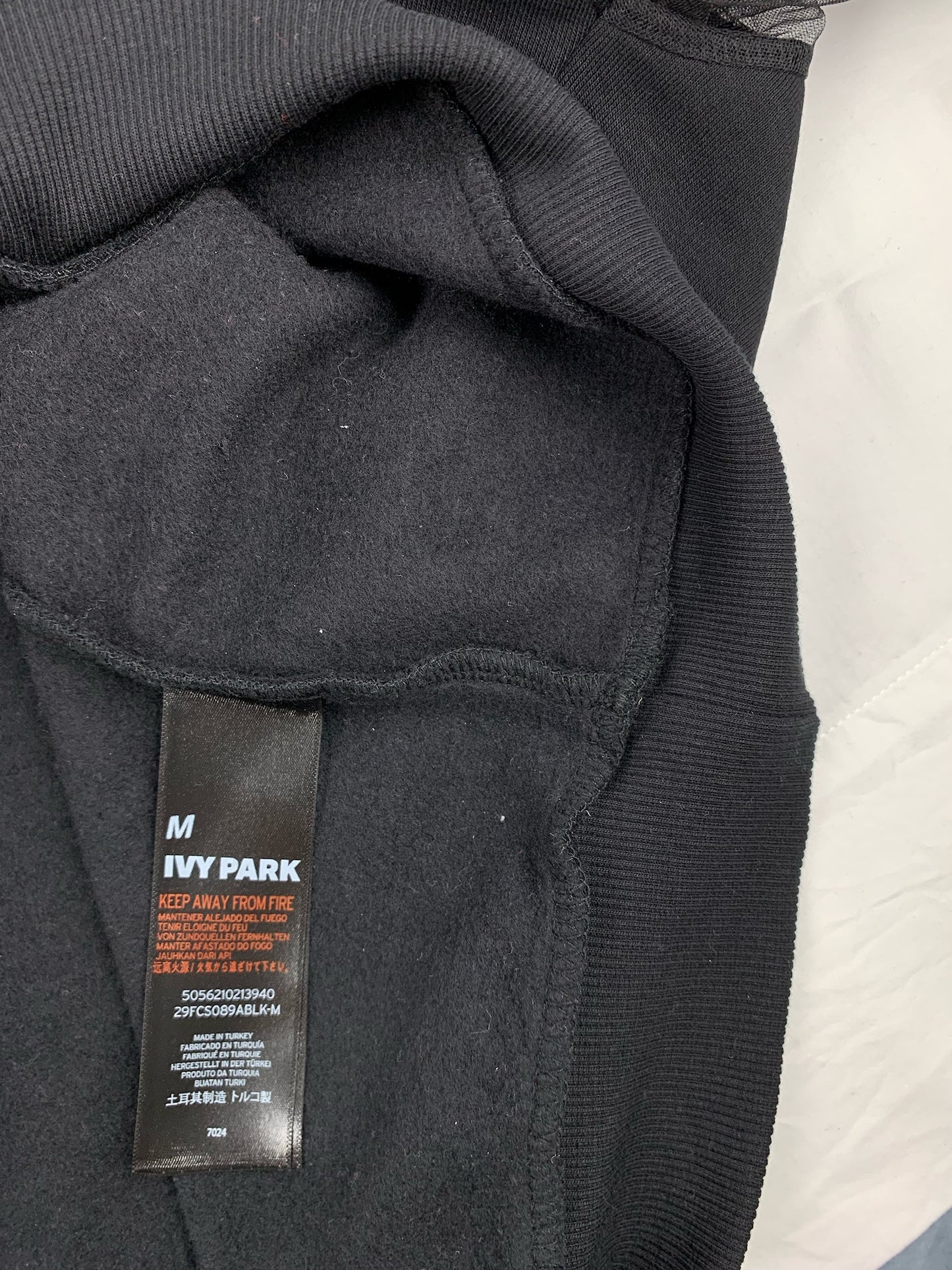 Ivy Park Mesh Sleeve Sweater