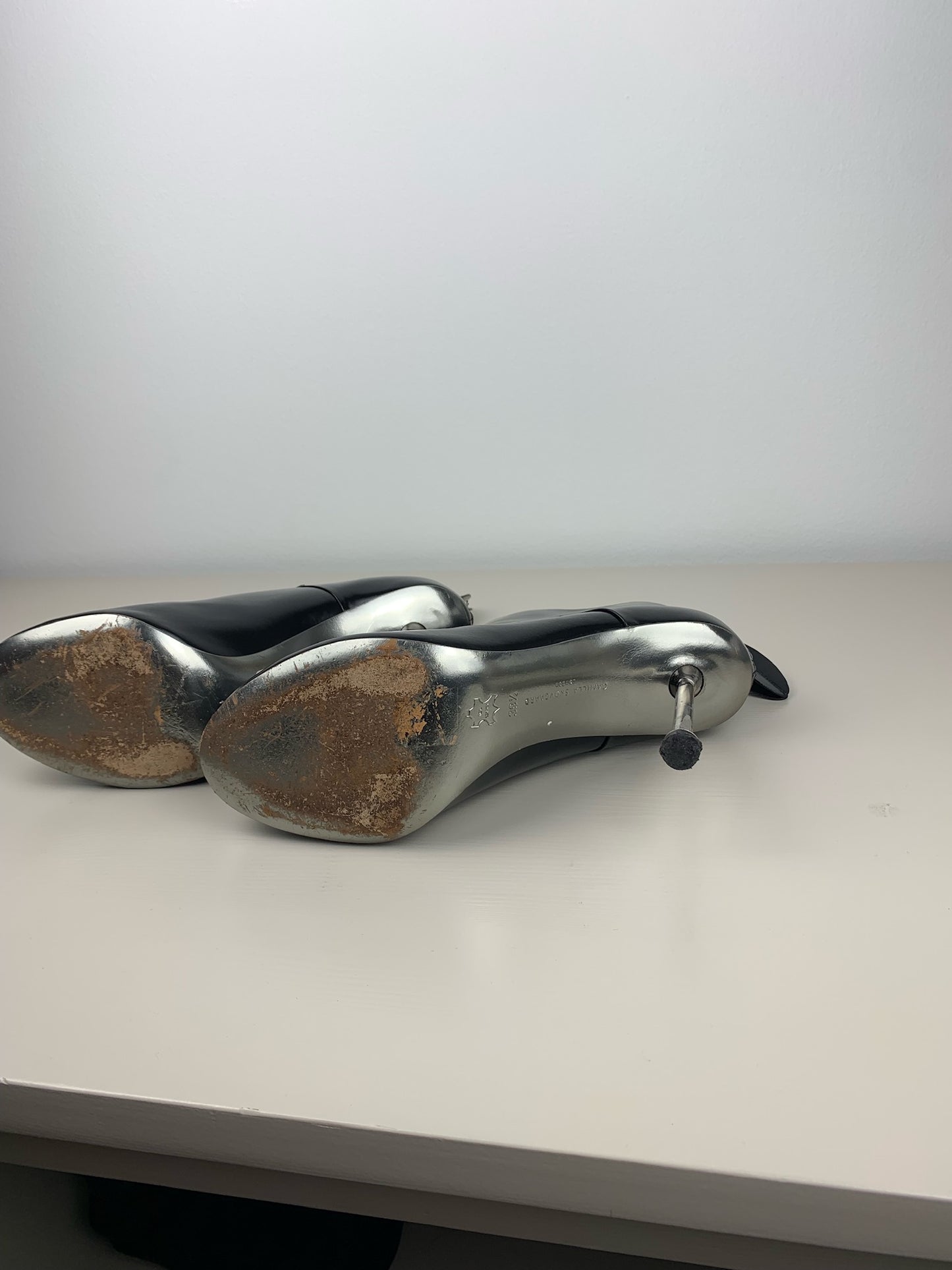 Camilla Skovgaard Metal Heels Booties (Size 9)
