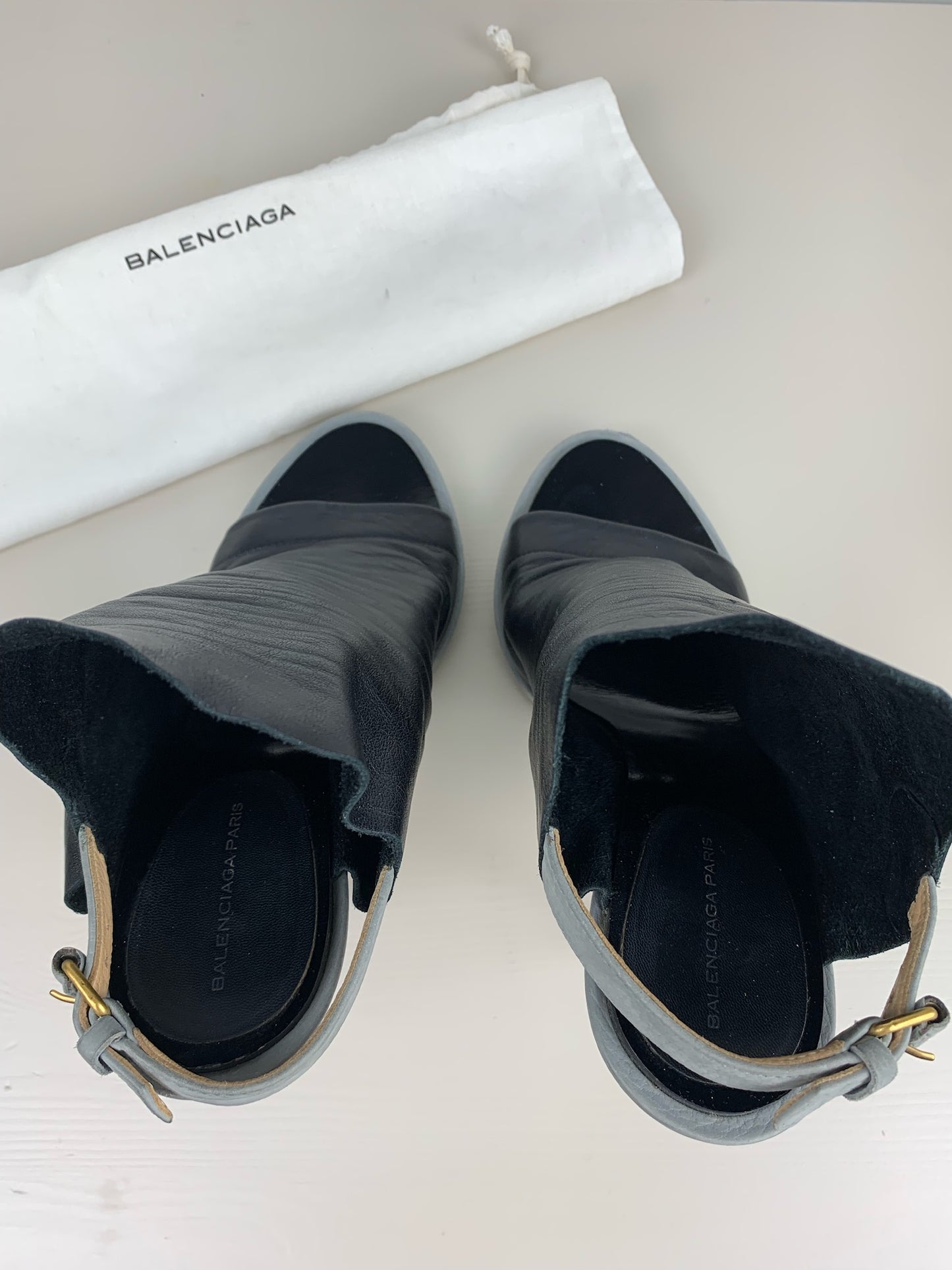 Balenciaga Leather Glove Sandals