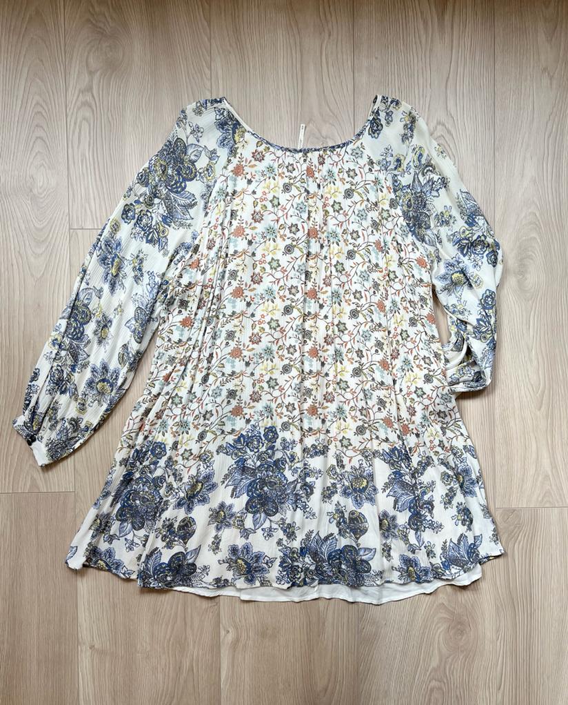 Free People "Lucky Loosie" floral swing dress