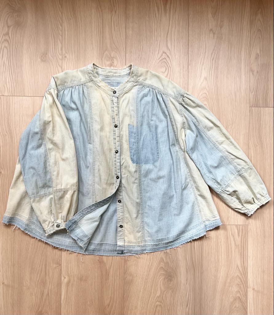 Second hand Free People Set Sail Denim Top