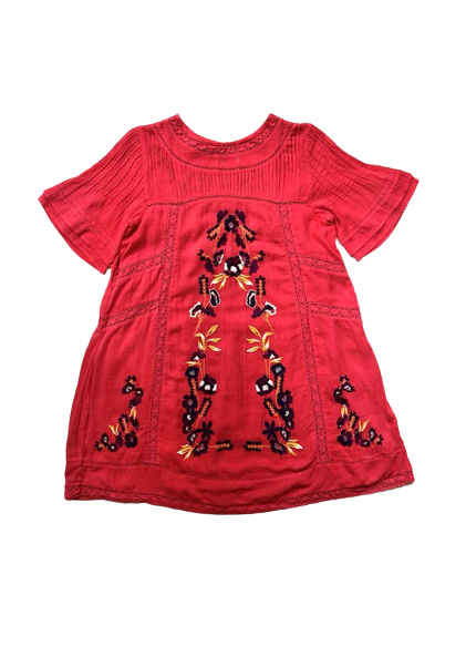 Second hand Free People Victorian Embroidered Dress – Second Luv