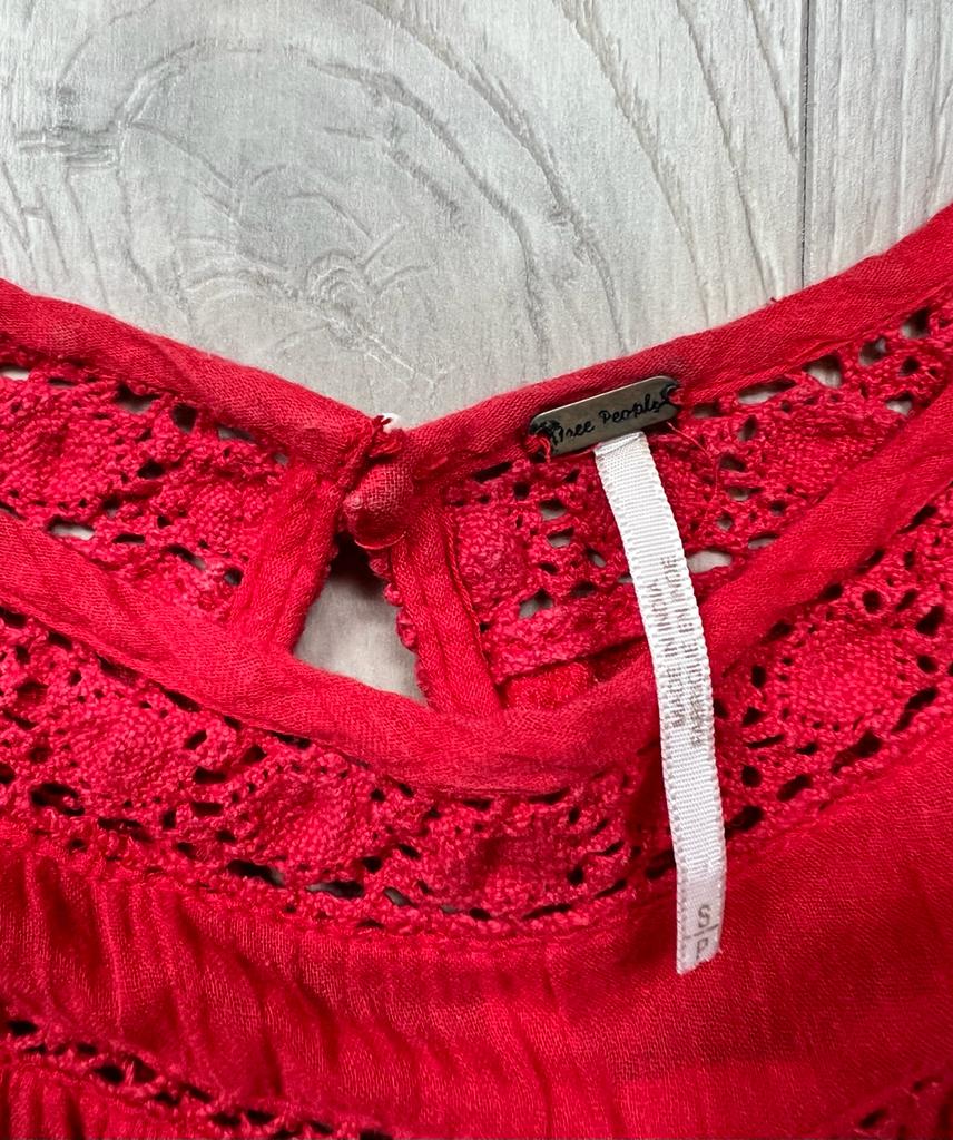 Free People Victorian Embroidered Dress