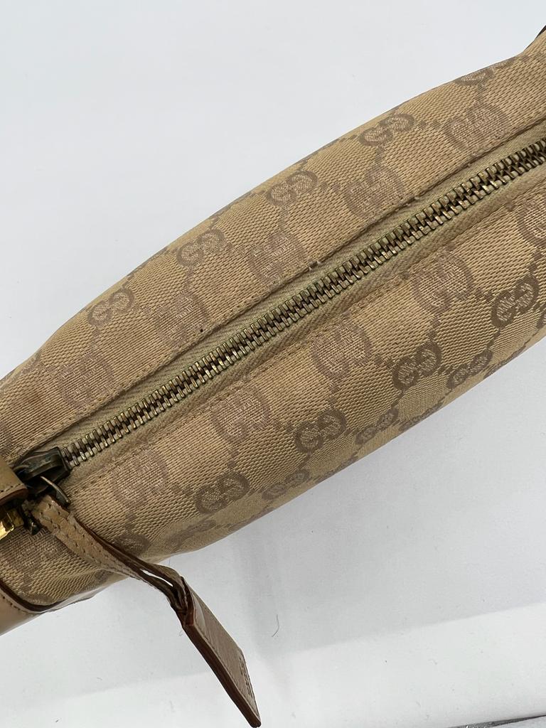 Gucci Beige GG Canvas Shoulder Bag