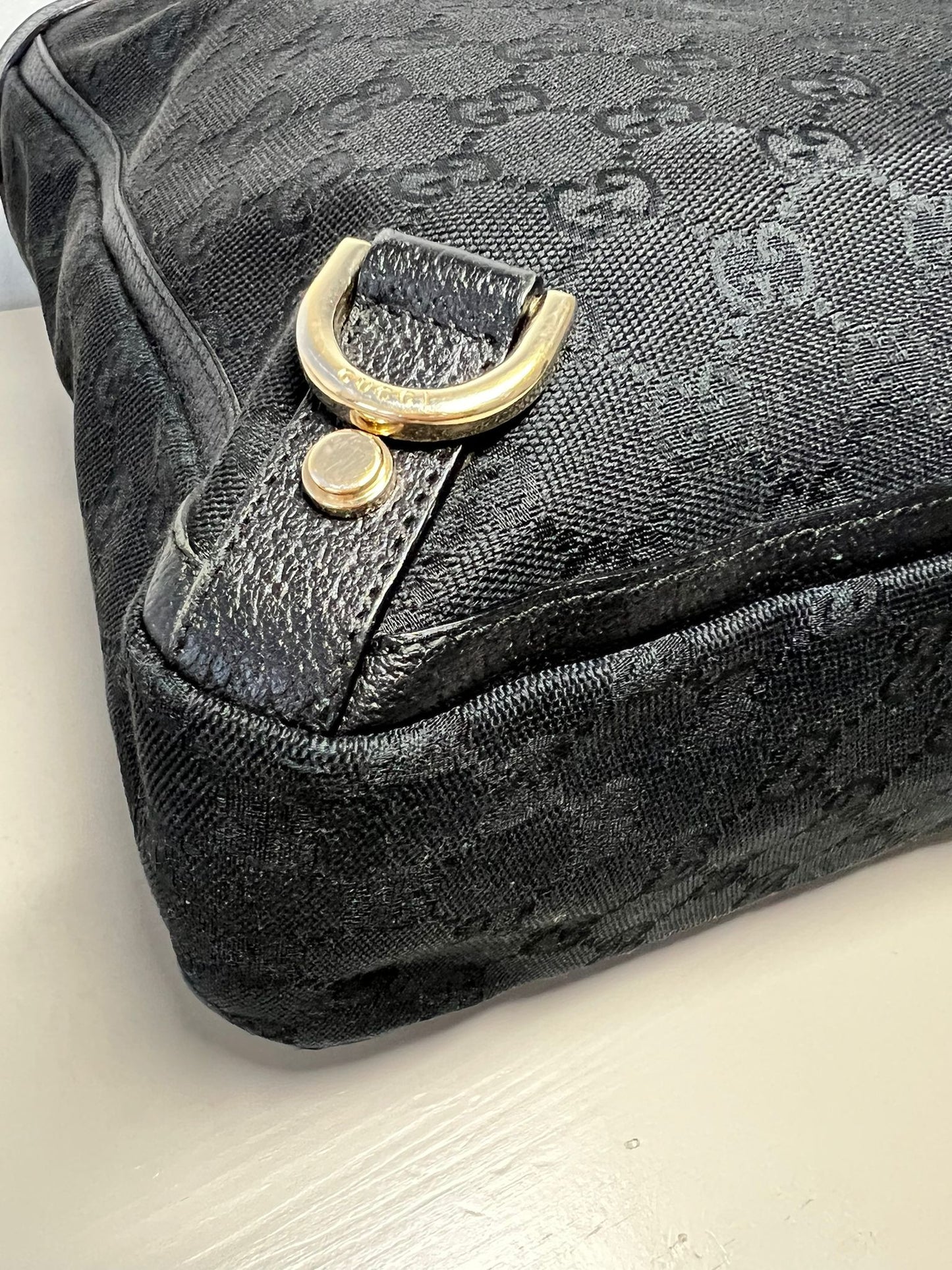 Gucci GG Abbey Canvas Tote Handbag