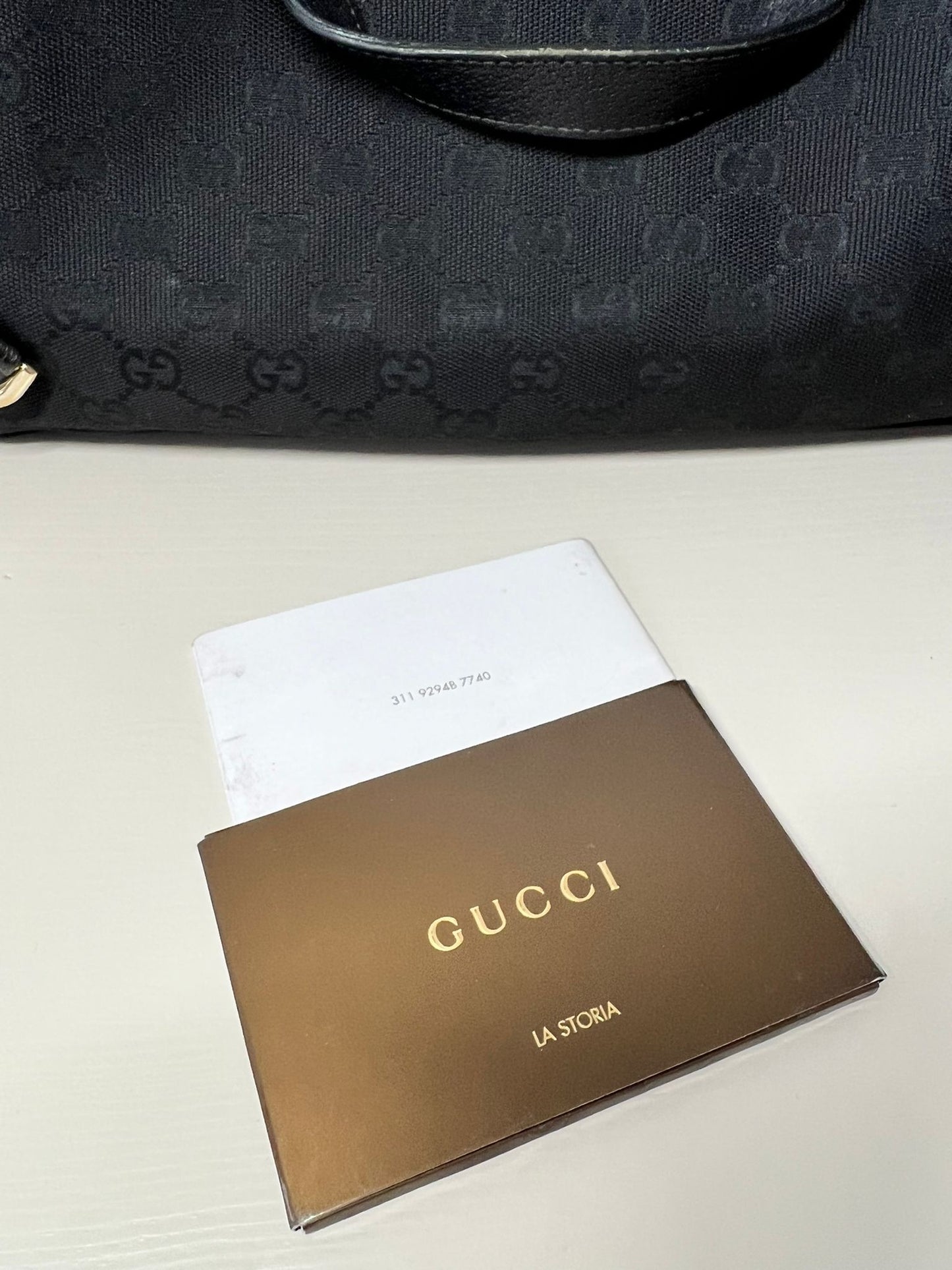 Gucci GG Abbey Canvas Tote Handbag
