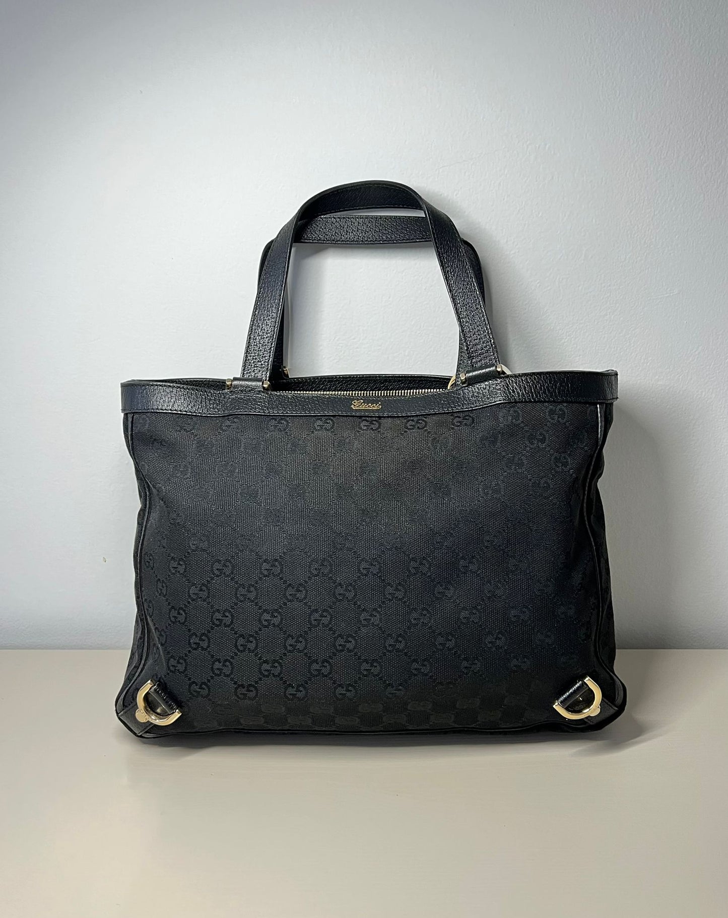 Second hand Gucci GG Abbey Canvas Tote Handbag