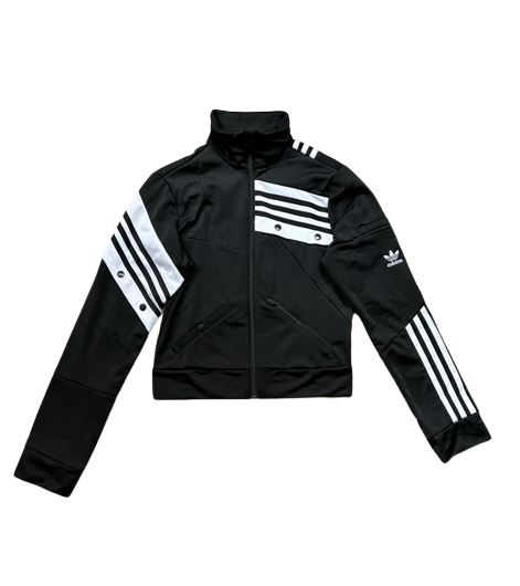 danielle cathari deconstructed track top in black by adidas