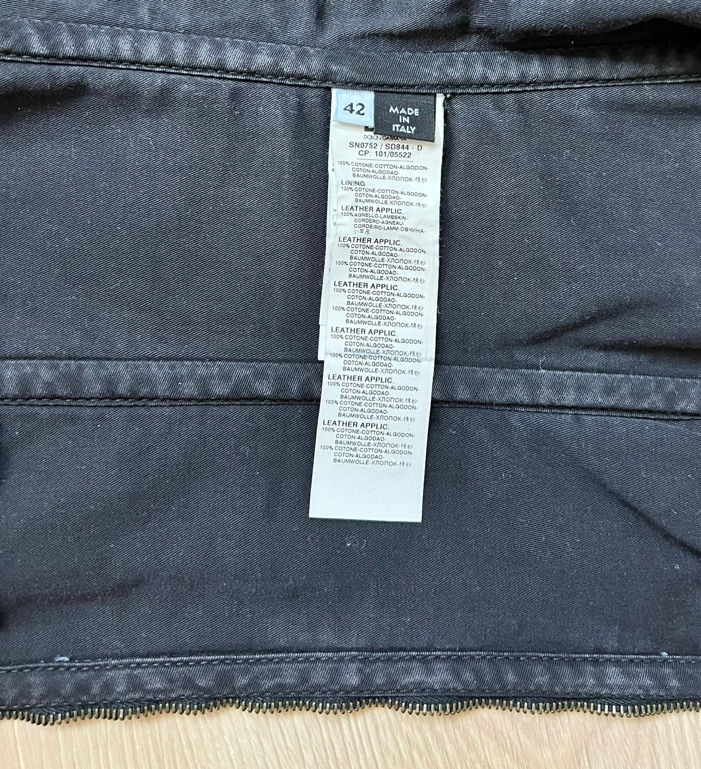 D&G Denim Strapless Lace-up Corset