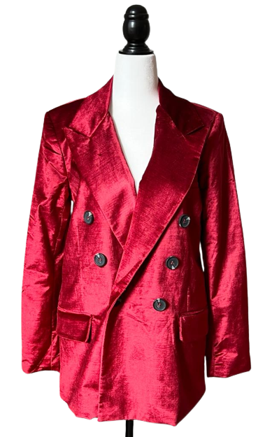 Free People Velvet Ashby Blazer