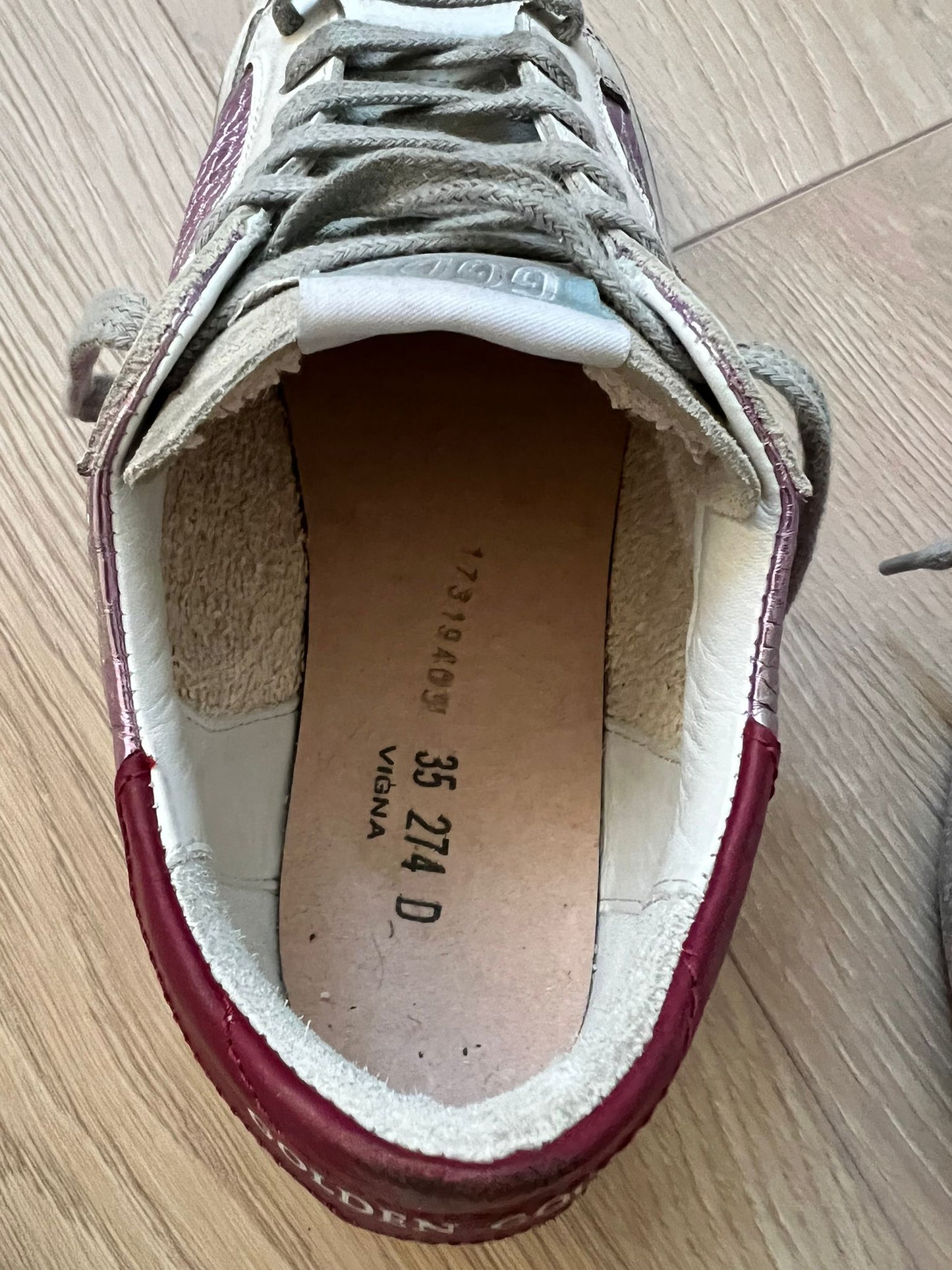 Golden Goose Super-Star Metallic Sneakers