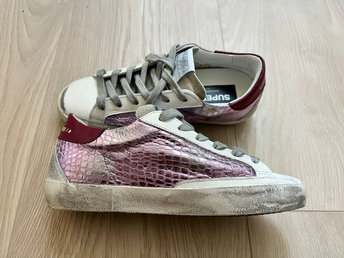 Golden Goose Super-Star Metallic Sneakers