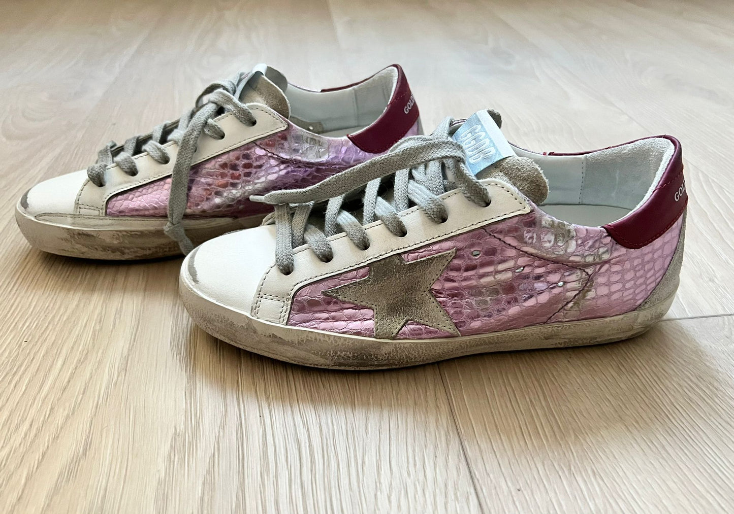 Golden Goose Super-Star Metallic Sneakers