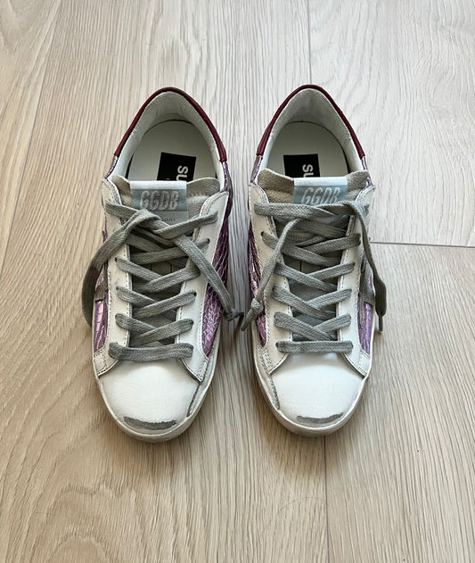 Golden Goose Super-Star Metallic Sneakers