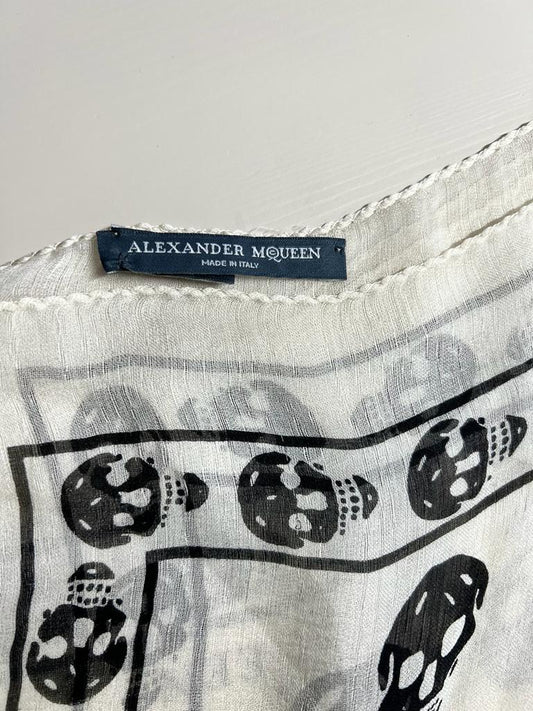 Alexander Mcqueen Skull Scarf