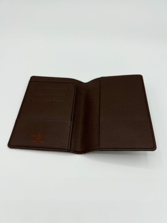 Louis Vuitton Damier Ebene Canvas Passport Cover