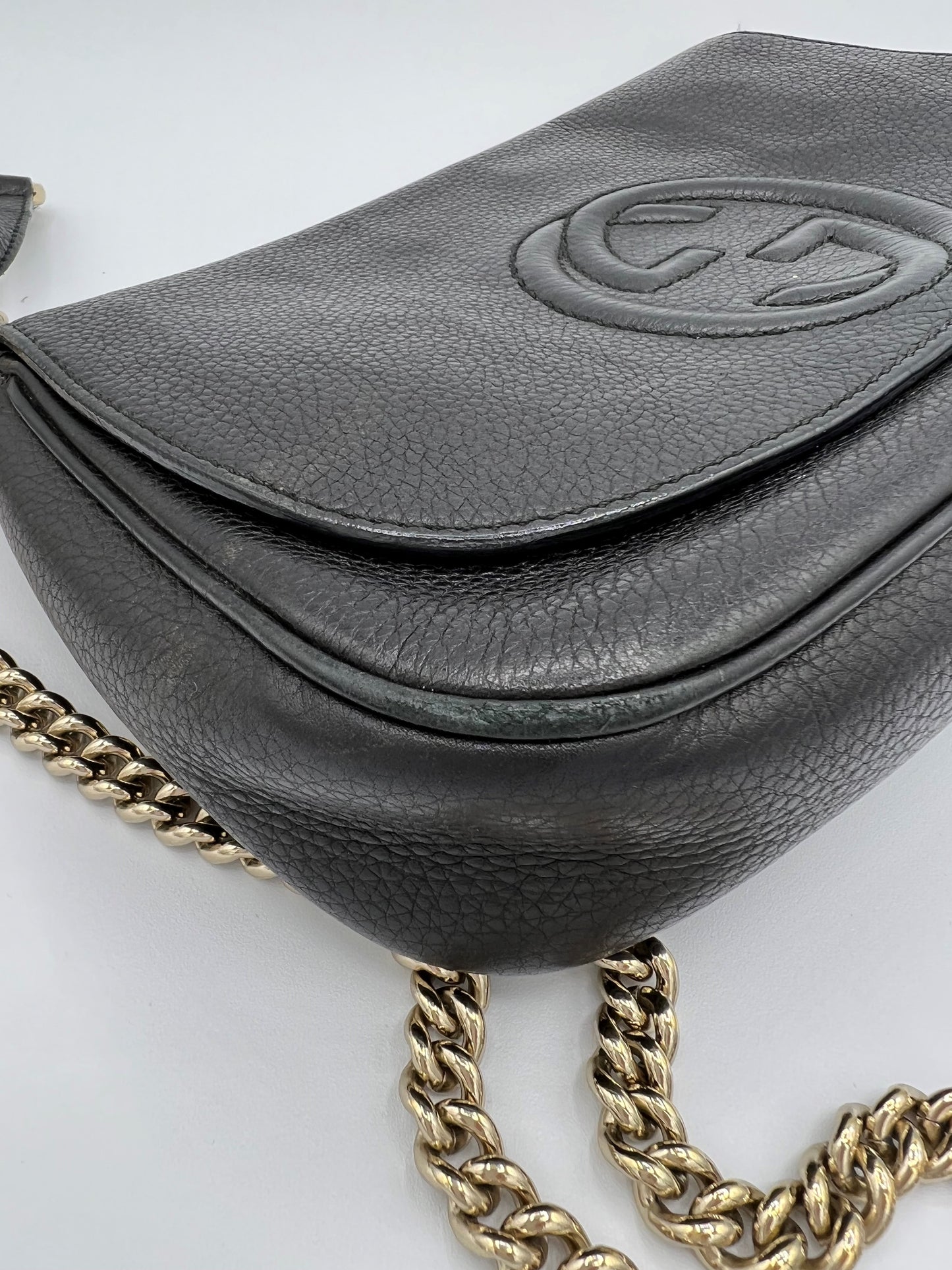 Gucci Soho Leather Shoulder Bag