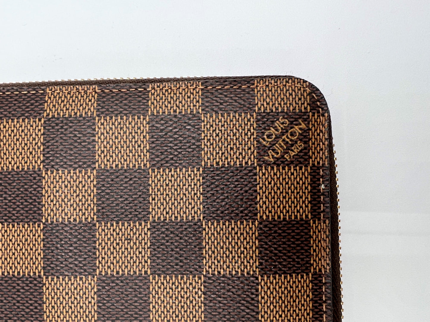Louis Vuitton Damier Ebene Compact Zippy Wallet