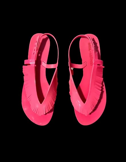 Melissa + Salinas Harmonic Fringe Sandal (Size 9)