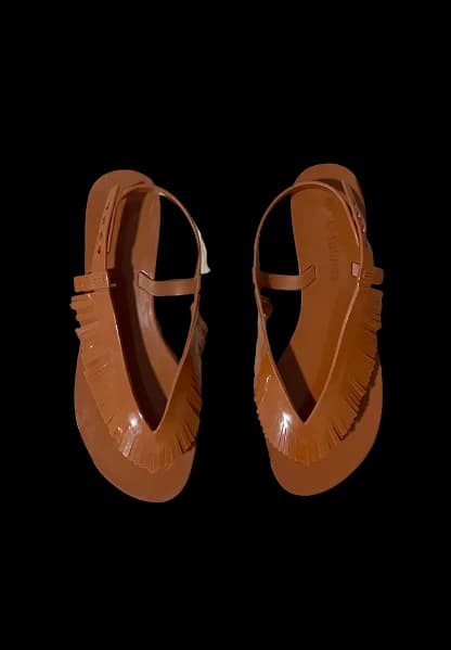 Melissa + Salinas Harmonic Fringe Sandal (Size 9)