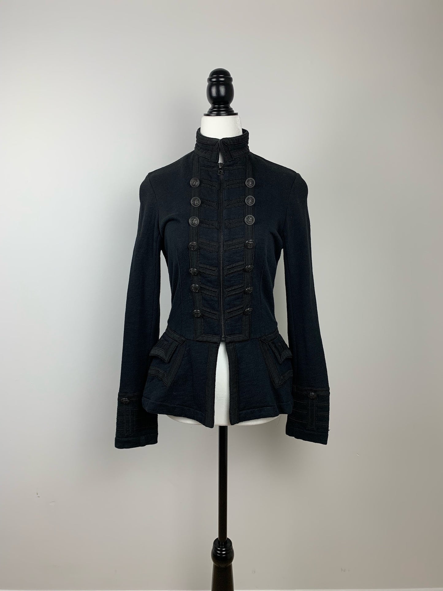 Second hand Denim & Supply Ralph Lauren Black Military Style Jacket