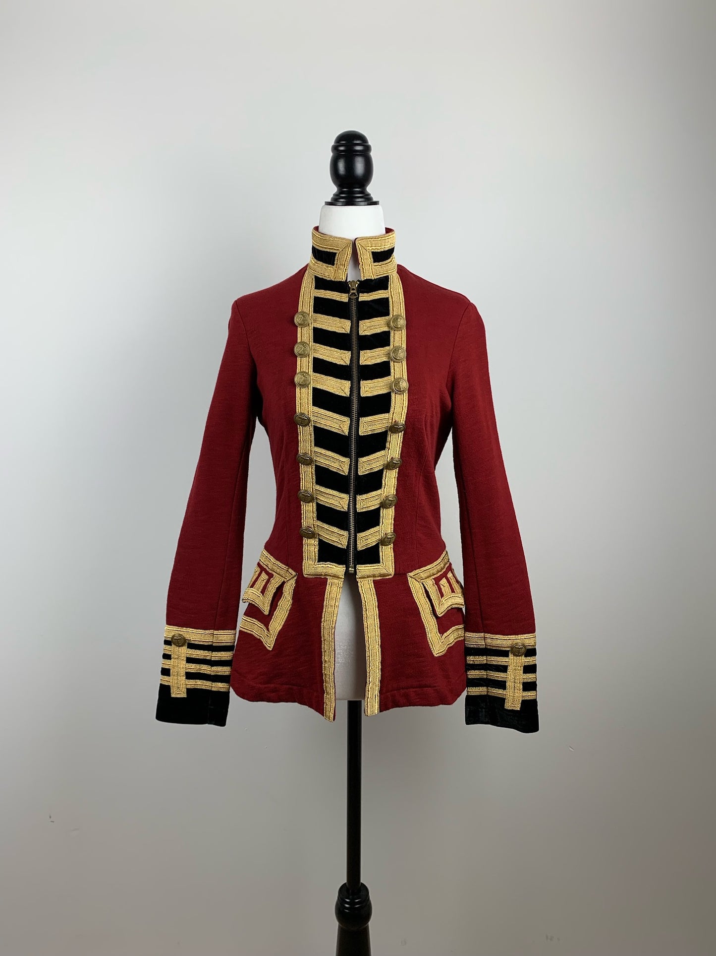 Second-hand Denim & Supply Ralph Lauren Red Military Style Jacket 