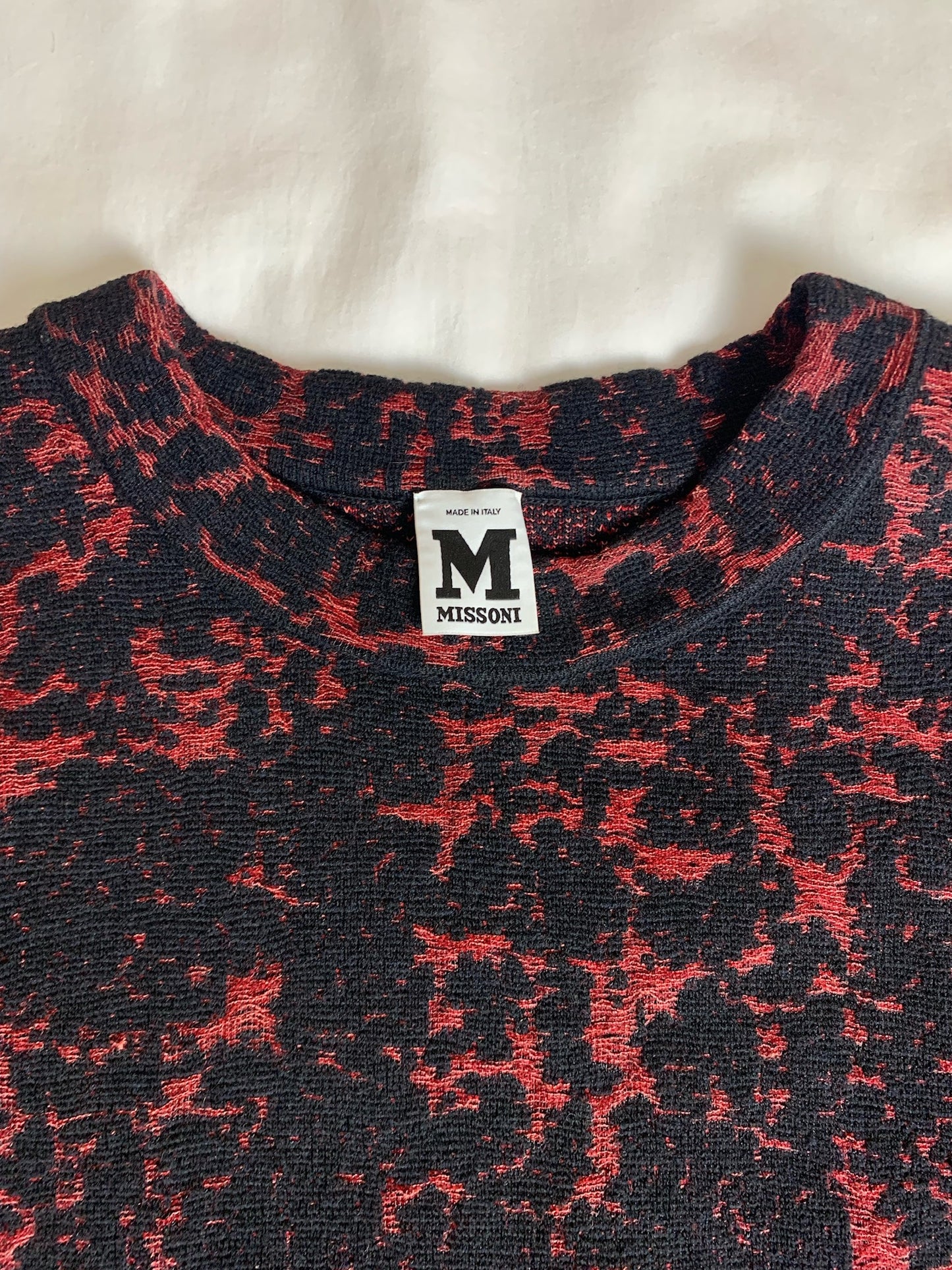 M Missoni Black and Red Sweater