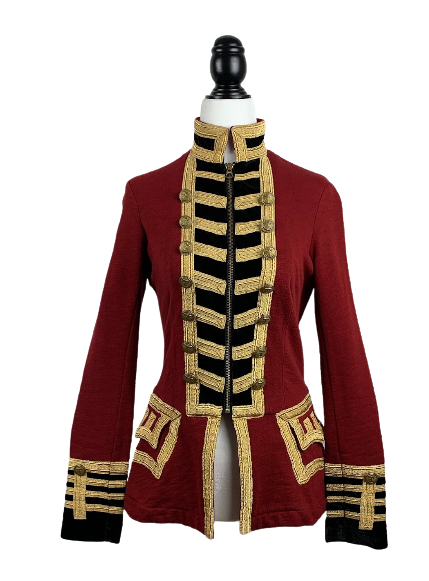 Denim & Supply Ralph Lauren Red Military Style Jacket 