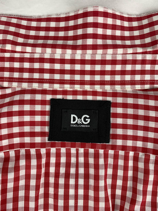D&G Plaid Long Sleeve Shirt