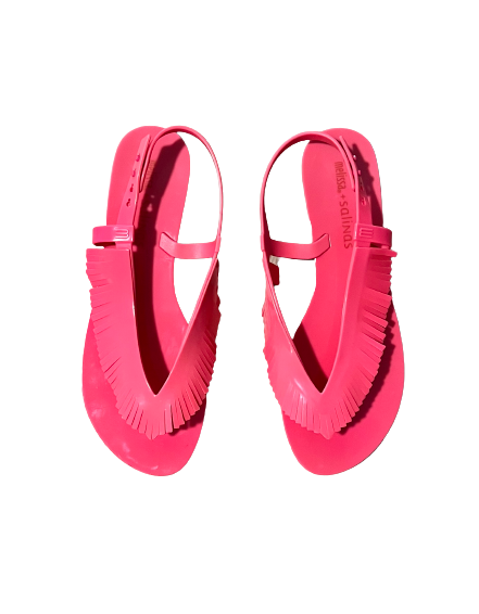 Bright Pink Melissa Jelly Sandals