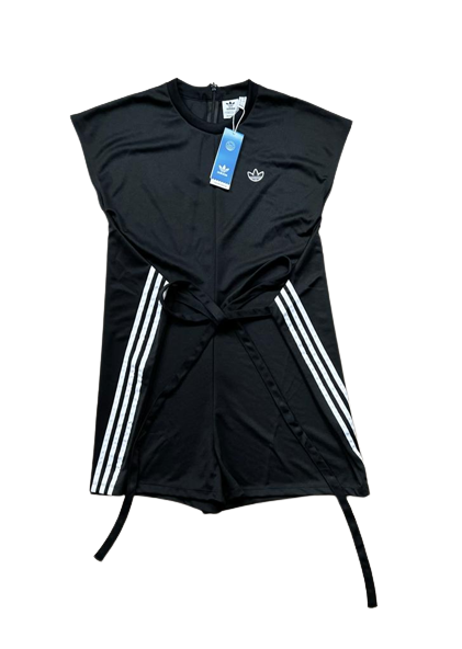 Second hand Adidas short jumpsuit with 3 stripes