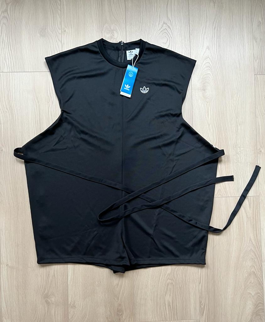Adidas short jumpsuit with 3 stripes