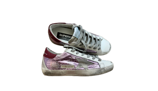 Golden Goose Super-Star Metallic Sneakers