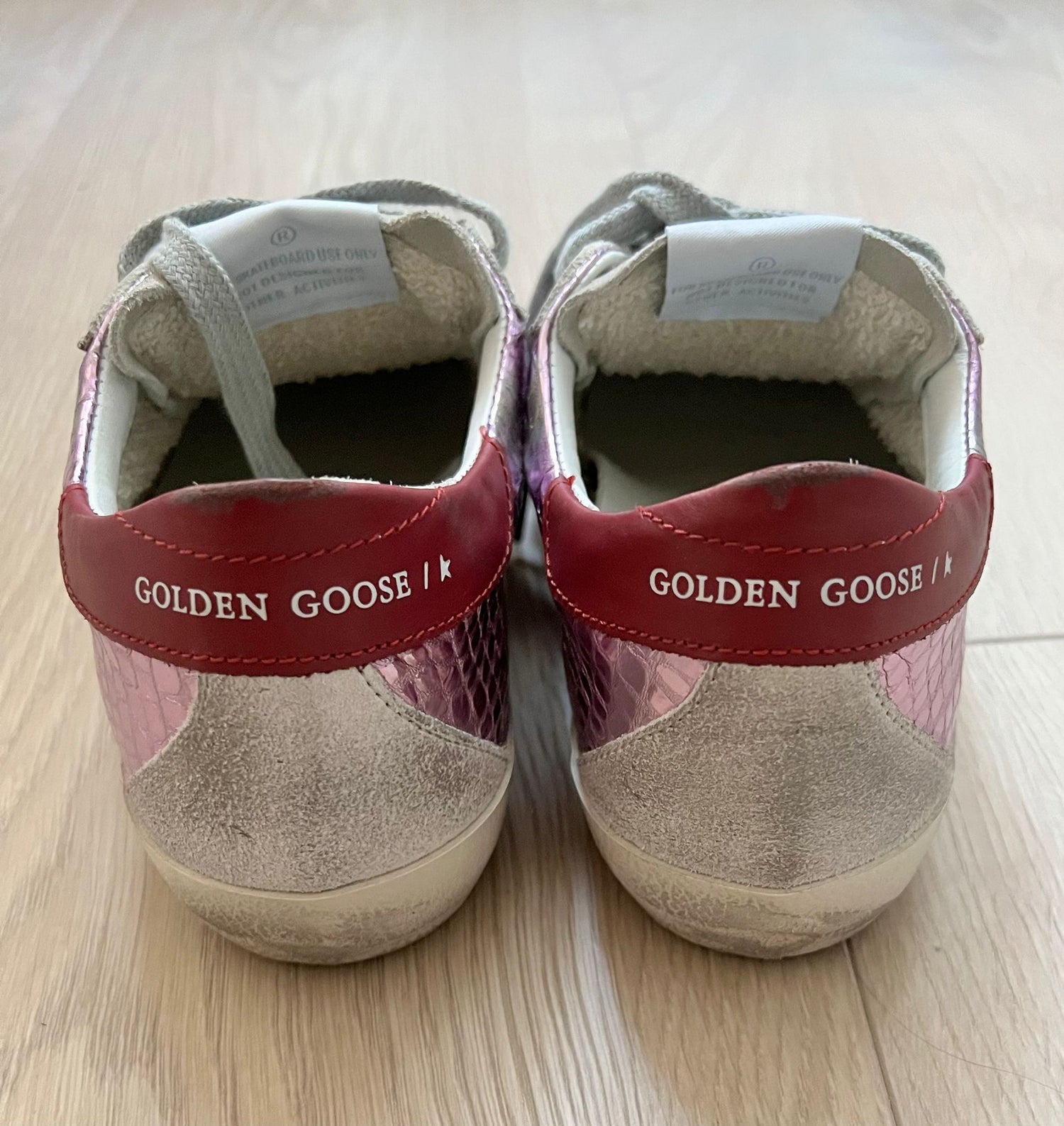 Golden Goose Super-Star Metallic Sneakers