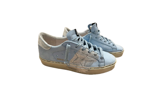 Golden Goose Hi Star Baby Blue Sneakers (Size 8)