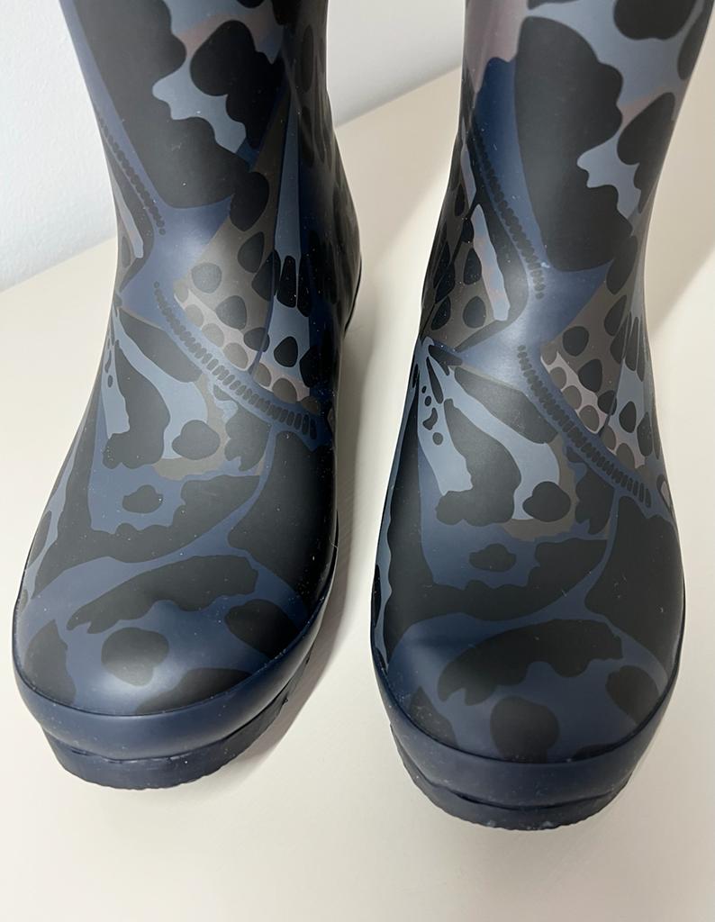 Hunter Original Tall Butterfly Camo-Print Rain Boots